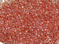 TOHO Round Beads 15/0 - 779 Salmon-Lined Rainbow Crystal...