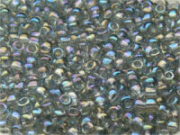 TOHO Round Beads 11/0 - 176 Transparent Rainbow Black...