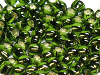 TOHO Round Beads 11/0 - 37 Silver-Lined Olivine (50g...
