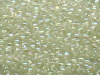 TOHO Round Beads 11/0 - 777 Cream-Lined Rainbow Crystal...