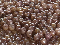TOHO Round Beads 11/0 - 1203 Marbled Opaque Pink/Amethyst...