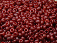 TOHO Round Beads 11/0 - 2003 Ancient Matte Brick Red (50g...
