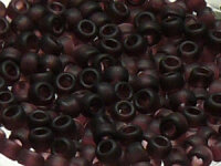 TOHO Round Beads 11/0 - 6CF Transparent Frosted Amethyst...