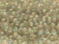 TOHO Round Beads 11/0 - 176AF Transparent Rainbow Frosted...