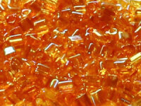 TOHO Triangle Beads 8/0 - 162C Transparent Rainbow Topaz...