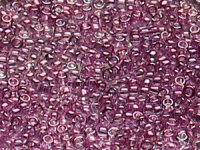 TOHO Round Beads 11/0 - 205 Gold-Lustered Dark Amethyst...