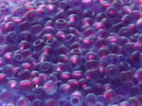 TOHO Round Beads 11/0 - 252FM Purple-Lined Frosted Matte...