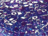 TOHO Cube 2mm - 252 Purple-Lined Aqua (ca. 10g)