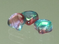 Matubo Ginko Leaf Bead 7,5x7,5mm - Summer Rainbow Dark...