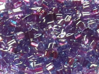 TOHO Triangle Beads 11/0 - 252 Purple-Lined Aqua (50g...