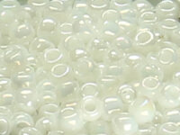 TOHO Round Beads 8/0 - 401 Opaque Rainbow White (50g...