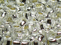 TOHO Round Beads 6/0 - PF21 PermaFinish Silver-Lined...