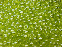 TOHO Round Beads 8/0 - 105 Transparent Lustered Lime...