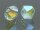 SWAROVSKI #5328 4mm Chrysolite Aurore Boreale 2x (238 AB2) SONDERFARBE Vintage