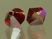SWAROVSKI #5328 6mm Siam AB SATIN (208ABSAT) SONDERFARBE