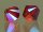 SWAROVSKI #5328 6mm Light Siam AB Satin (227ABSAT) SONDERFARBE