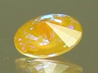 SWAROVSKI #1122 14mm Crystal Ochre DeLite (L131D) Unfoiled