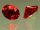 SWAROVSKI #1188 XIRIUS Pointed Chaton SS39 (ca. 8mm) Light Siam (227) Foiled