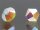 SWAROVSKI #5328 4mm White Alabaster Aurore Boreale 2x (281 AB2) SONDERFARBE Vintage