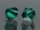 SWAROVSKI #5328 3mm Emerald Satin (205 SAT) SONDERFARBE Vintage