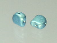 Matubo Ginko Leaf Bead 7,5x7,5mm - Polychrome - Aqua Teal...