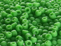 TOHO Round Beads 11/0 - 47F Opaque Frosted Mint Green...