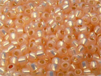 TOHO Round Beads 11/0 - 2111 Silver-Lined Milky Peach...