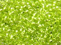 TOHO Round Beads 8/0 - 24 Silver-Lined Lime Green (ca. 9,5g)
