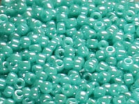 TOHO Round Beads 8/0 - 132 Opaque-Lustered Turquoise (ca....