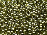 TOHO Round Beads 8/0 - 457 Gold-Lustered Green Tea (ca....