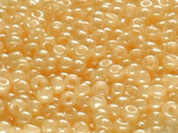 TOHO Round Beads 15/0 - 123 Opaque Lustered Light Beige...