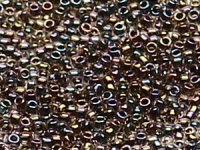 TOHO Round Beads 15/0 - 251 Jet-Lined Light Amethyst (ca....