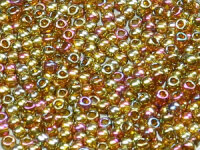 TOHO Round Beads 11/0 - 459 Gold-Lustered Dark Topaz (ca....