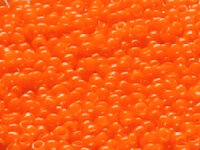 TOHO Round Beads 15/0 - 50A Opaque Bright Orange (ca. 6g)