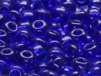 TOHO Round Beads 8/0 - 8 Transparent Cobalt (ca. 9,5g)