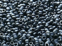 TOHO Round Beads 15/0 - 612 Matte Gun Metal (ca. 6g)