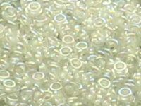 TOHO Demi Round 8/0 - 777 Cream-Lined Rainbow Crystal...