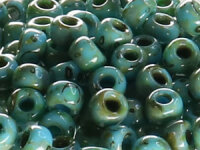 Miyuki Round Roc. 6/0 RR4514 Picasso "Turquoise...