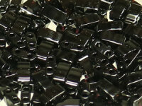 Miyuki Half-Tila Beads TLH401 Black (ca. 5g)