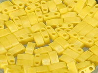 Miyuki Half-Tila Beads TLH404FR Matte Opaque RB Yellow...