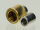 Magnetverschluss Zylinder 19x7-11mm Edelstahl, Farbe: Gold