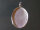 Rahmen oval 25x39mm / Teller 22x30mm (BxH) Antik Silber
