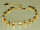 Armband-Fassung für 15 Swarovski Steine SS39 (8mm), Yellow Gold NF