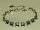 Armband-Fassung für 15 Swarovski Steine SS39 (8mm), Antique Silver NF
