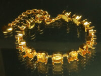 Armband-Fassung für 15 Swarovski Steine SS39 (8mm),...