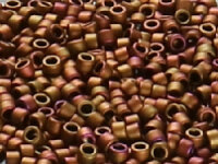 TOHO Aiko Beads 11/0 - 618 Opaque Pastel Frosted Mudbrick...