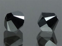 SWAROVSKI #5328 5mm Jet Hematite 2x (280 HEM2)