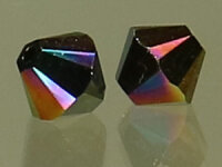 SWAROVSKI #5328 5mm Crystal Rainbow Dark 2x (001 RBDK2)
