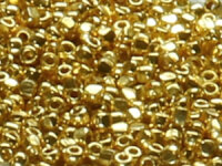 TOHO 3-Cut 12/0 - PF557 PermaFinish Galvanized Gold (ca. 6g)