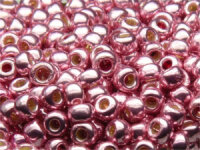 TOHO Round Beads 11/0 - PF553 PermaFinish Galvanized Pink...